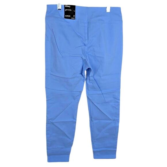 Alfani Tummy-Control Pull-on Skinny Pants Periwinkle Women's Size 2 - Picture 2 of 3